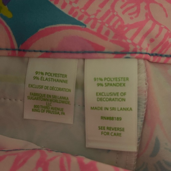 Lilly Luxletic Pants, Size 10 - Picture 6 of 6